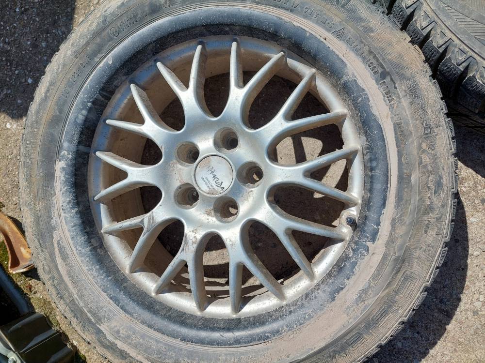 5×112 Mercedes-Benz C-CLASS 2001 Jeu de roues pluie R16 - Thumbnail 2