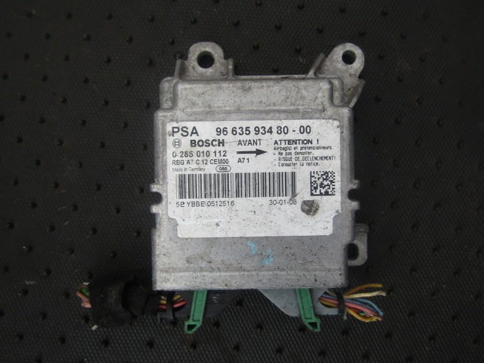 966359348000 Peugeot 207 2007 Airbag crash sensors module