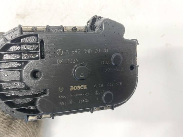 A6420900070 Mercedes-Benz ML-CLASS 2006 Stellantrieb Wirbelsteuerung Ventil (Drosselklappe) - Thumbnail 2