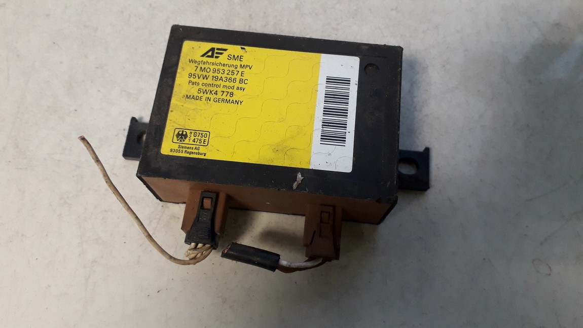 7M0953257E Ford Galaxy 2000 Immobiliser ECU