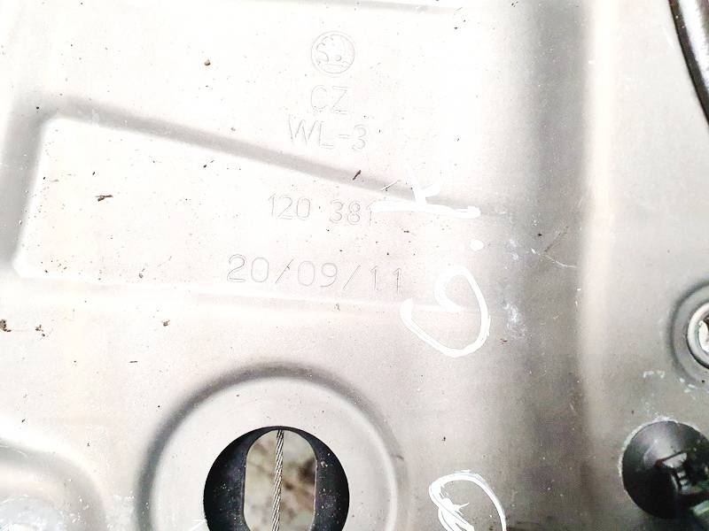 120381 Skoda Superb 2012 Door winder mechanism (Window Regulator) - REAR LEFT - Thumbnail 3