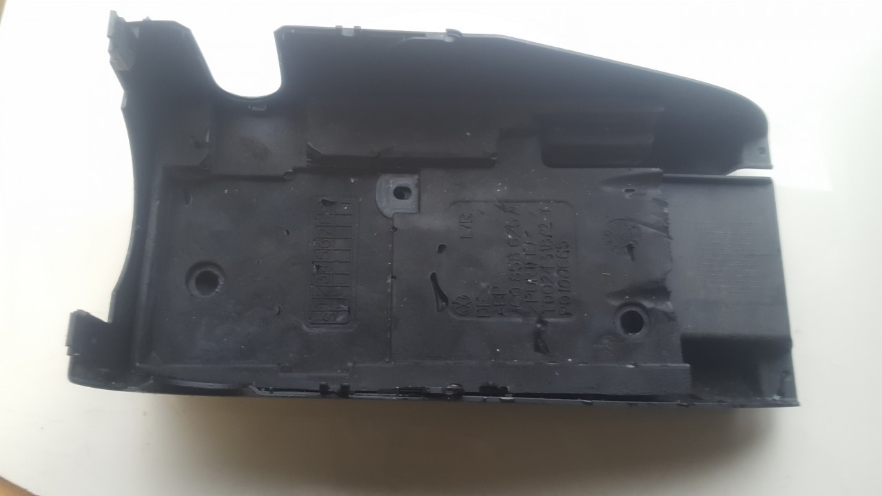 3C0858625A Volkswagen Passat 2006 Steering Column Cowl Trim Panel Bottom - Thumbnail 2