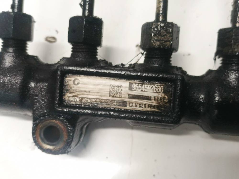 9654592680 Citroen C4 Grand Picasso 2007 RAMPA INYECTORA, Juego de inyectores de combustible - Thumbnail 4