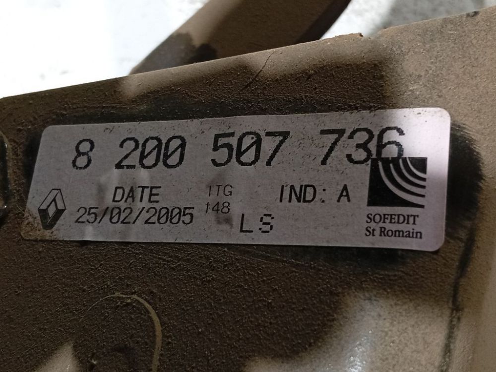 8200507736 Renault Espace 2005 Pedalwerk Bremspedal Pedalhalter Kupplungspedal - Thumbnail 4