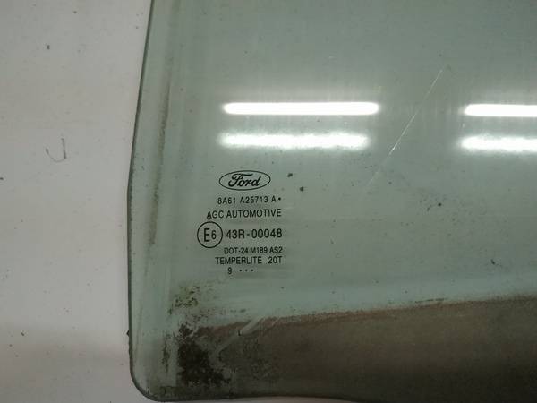 AS2 Ford Fiesta 2009 Door-Drop Glass - REAR LEFT - Thumbnail 2