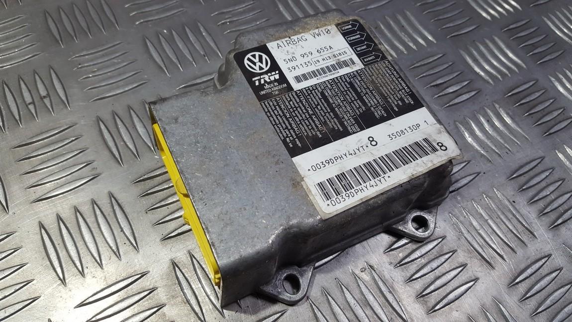 5N0959655A Volkswagen Passat 2006 SRS AIRBAG KOMPIUTERIS - ORO PAGALVIU VALDYMO BLOKAS