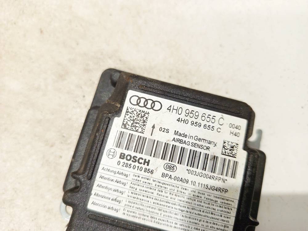 4H0959655C Audi A8 2013 Komputer SRS airbag – moduł sterujący poduszek powietrznych - Thumbnail 3
