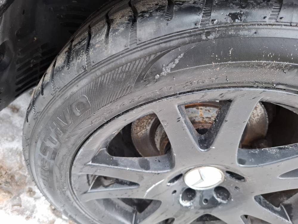 245/45R17 Mercedes-Benz CLS-CLASS 2005 Komplet Kół Zimowych R17 - Thumbnail 6