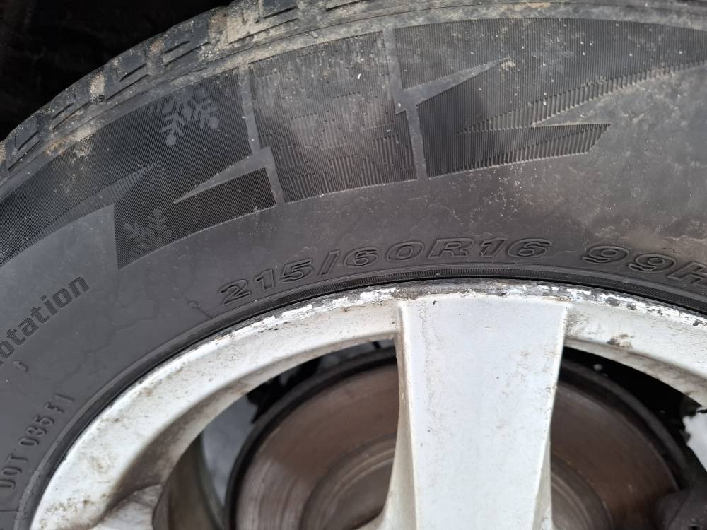 215/60R16 Honda Accord 2009 Wheels kit R16 - Thumbnail 6