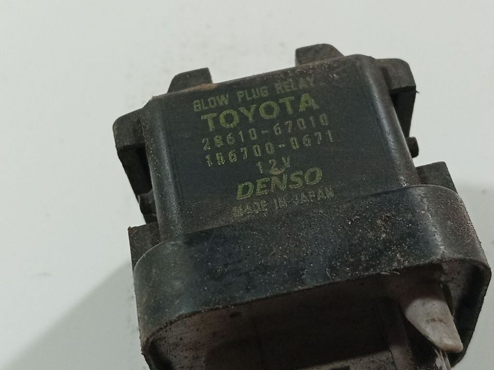 2861067010 Toyota Corolla Verso 2004 Glow plug relay - Thumbnail 4