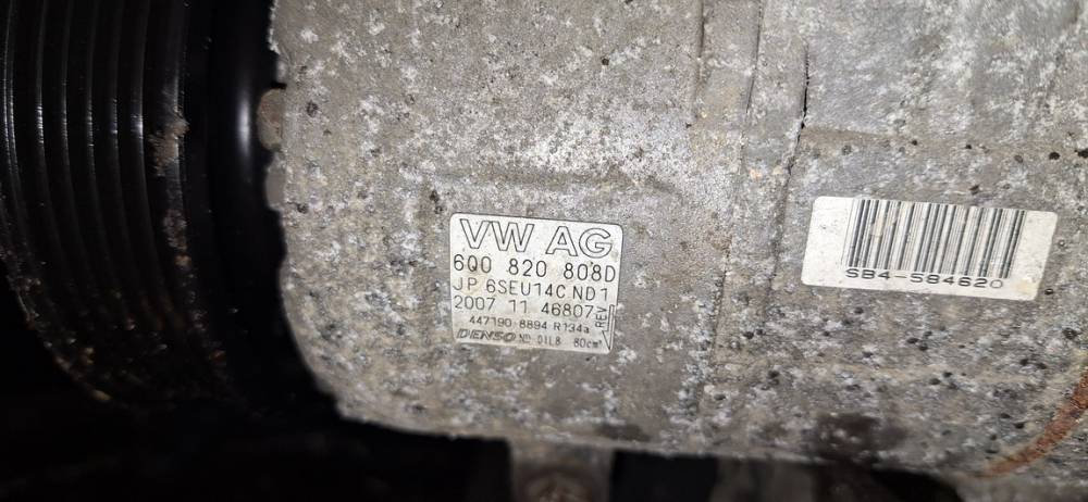 6Q0820808D Skoda Roomster 2008 Klimakompressor - Thumbnail 5