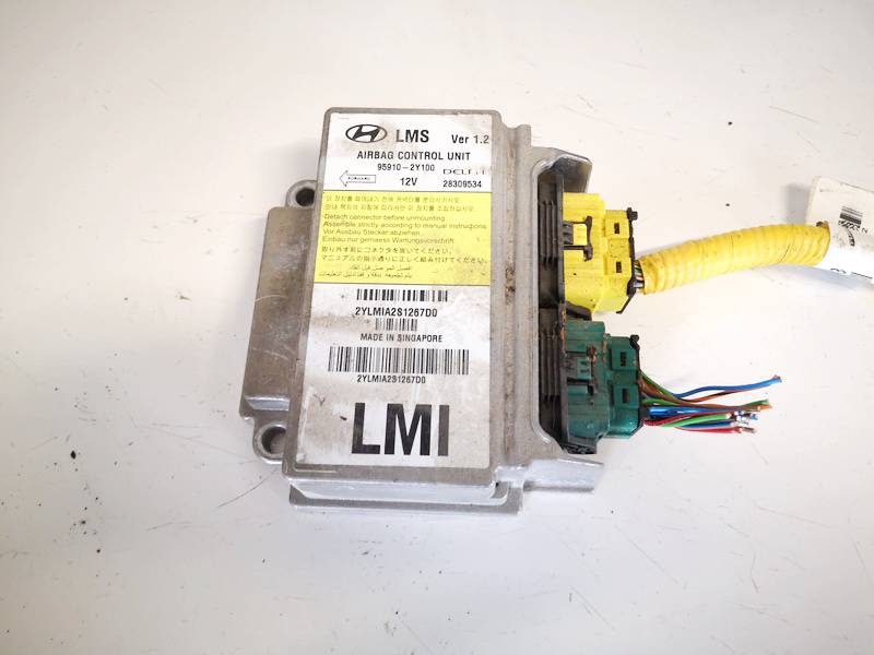 959102Y100 Hyundai ix35 2012 Komputer SRS airbag – moduł sterujący poduszek powietrznych