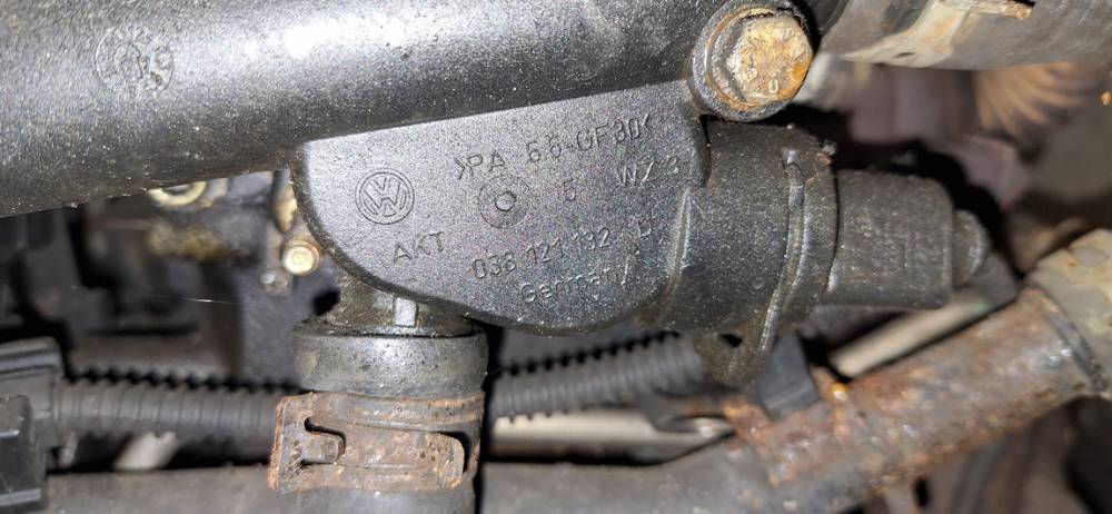 038121132D Skoda Roomster 2008 Thermostat Kühlmittel Kühlwasser - Thumbnail 3