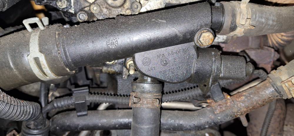 038121132D Skoda Roomster 2008 Thermostat Kühlmittel Kühlwasser - Thumbnail 2