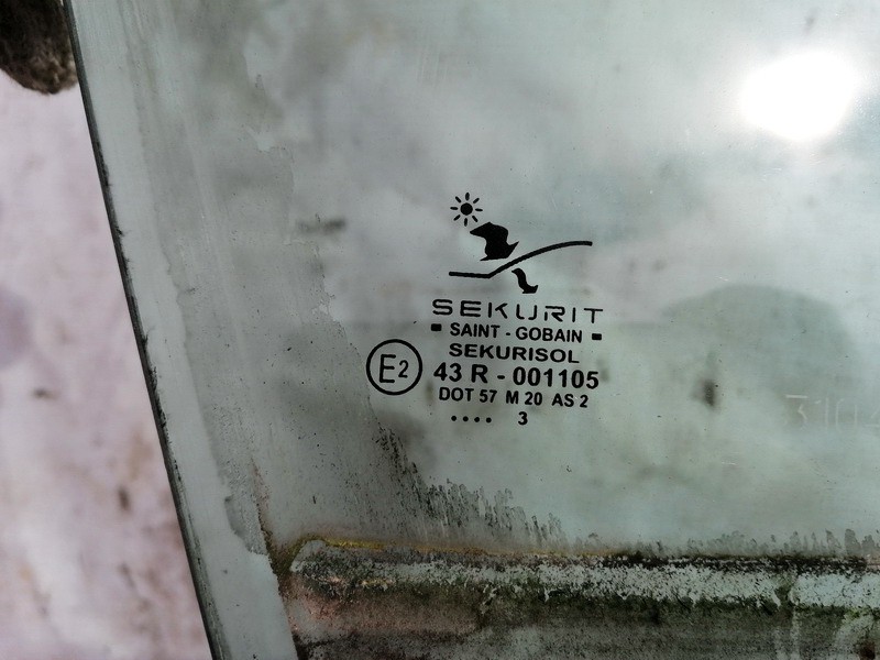 SAAB 9-3 2003 Seitenscheibe Fenster Seiten Scheibe Vorne Rechts - Thumbnail 2