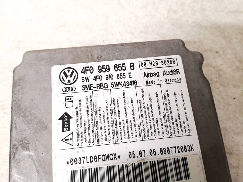 4F0959655B Audi A6 2005 CALCULATEUR AIRBAG - Thumbnail 2