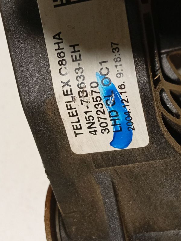 4N517B633EH Volvo V50 2005 Pedal work, Brake pedal, Pedal bracket, Clutch pedal - Thumbnail 4