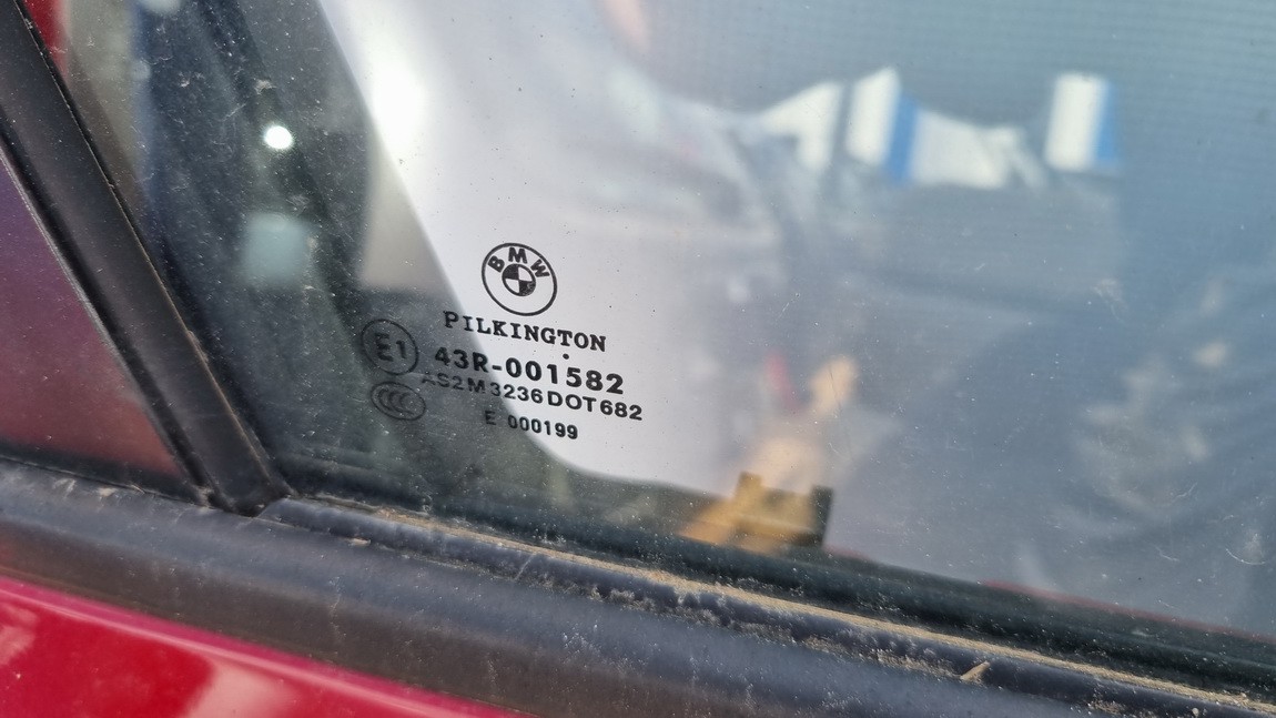 BMW 1-Series 2007 Door-Drop Glass - FRONT RIGHT - Thumbnail 2