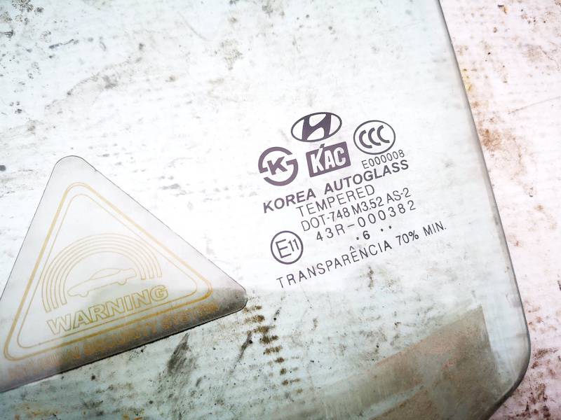 AS2 Hyundai Tucson 2006 Door-Drop Glass - FRONT LEFT - Thumbnail 2