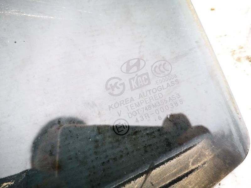 AS3 Hyundai Tucson 2006 Door-Drop Glass - REAR LEFT - Thumbnail 2