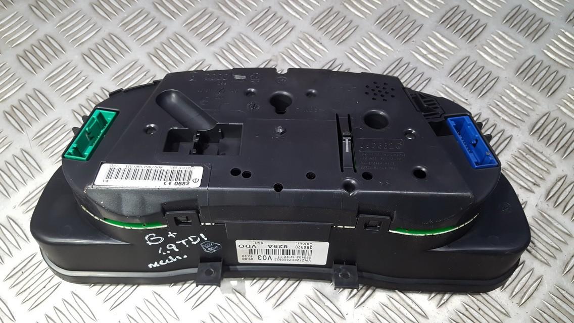 3B0920829A Volkswagen Passat 2004 Speedometers - Cockpit - Speedo Clocks Instrument - Thumbnail 2