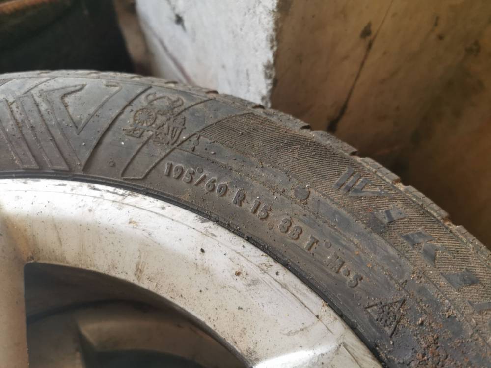 5X100 Audi A3 2000 Komplet Kół Zimowych R15 - Thumbnail 6