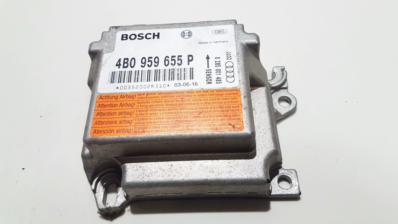 4B0959655P Audi A6 2000 Airbag crash sensors module