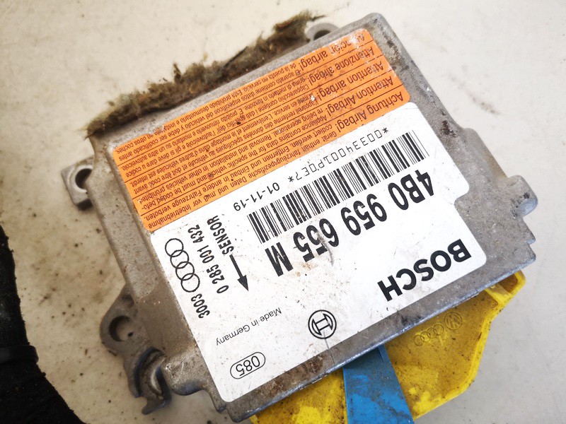 4B0959655M Audi A6 2001 Airbag crash sensors module - Thumbnail 2