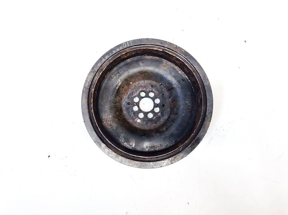 057105251J Audi Q7 2007 Crankshaft Belt Pulley