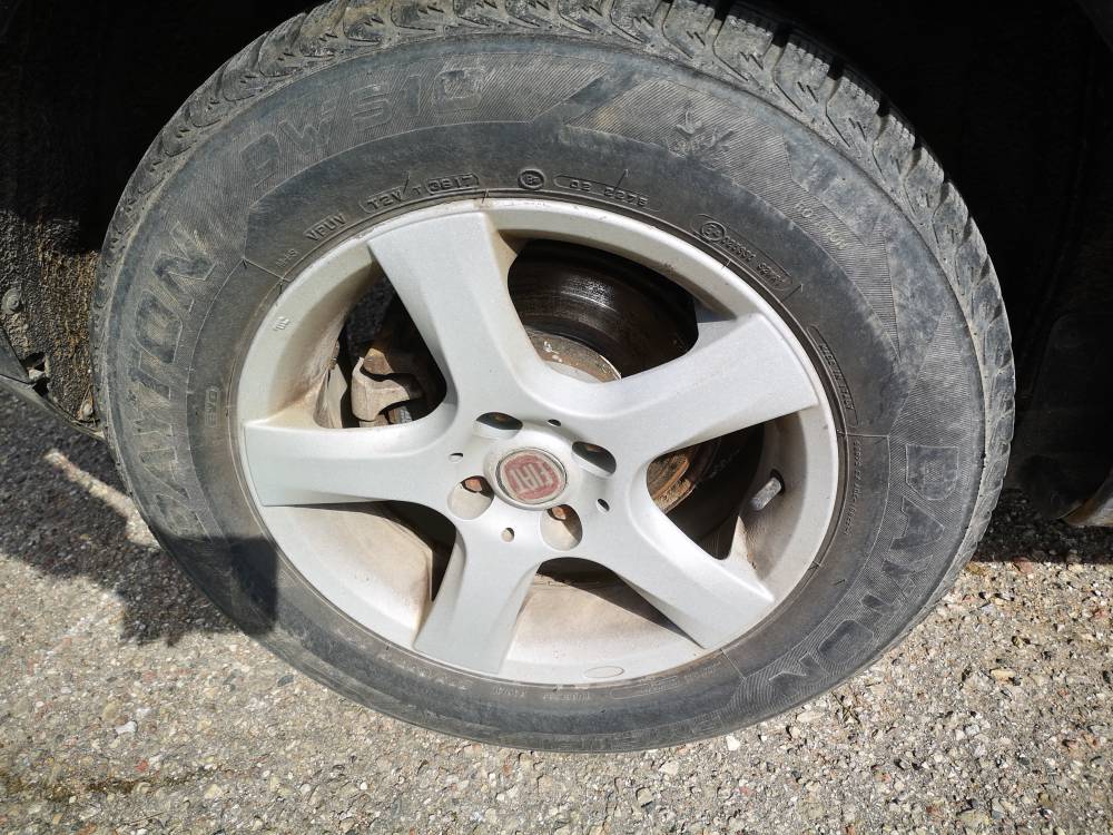 5X98 Fiat Bravo 2008 Jeu de roues pluie R15 - Thumbnail 2