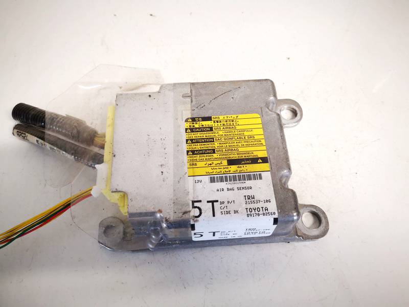 8917002560 Toyota Auris 2009 SRS AIRBAG KOMPIUTERIS - ORO PAGALVIU VALDYMO BLOKAS