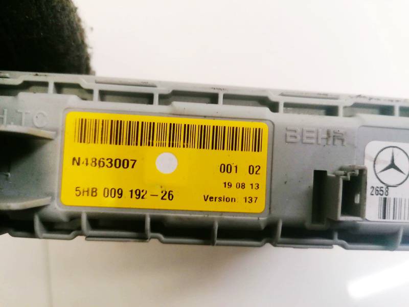 A2048300461 Mercedes-Benz C-CLASS 2009 Electric Auxiliary Heater Element Unit - Thumbnail 3