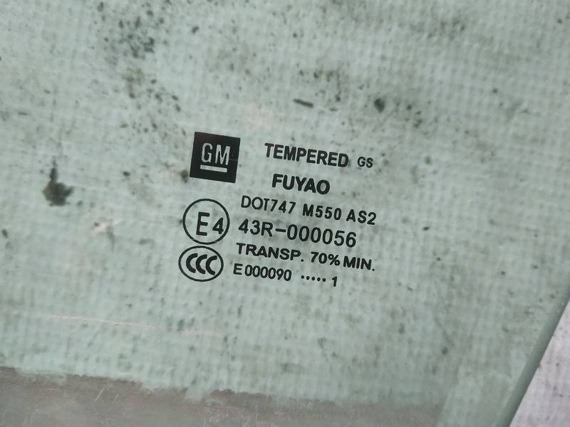 AS2 Opel Insignia 2011 Szyba drzwi - PRZEDNIE LEWE - Thumbnail 2