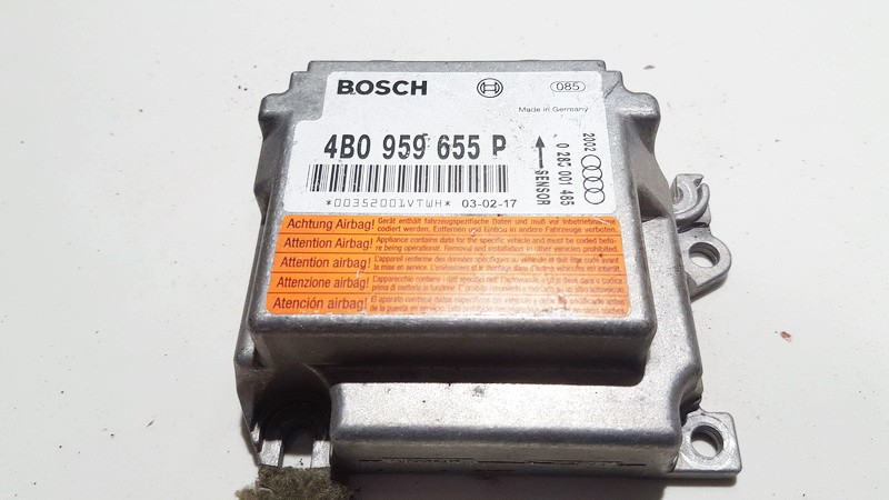 4B0959655P Audi A6 2000 Airbag crash sensors module