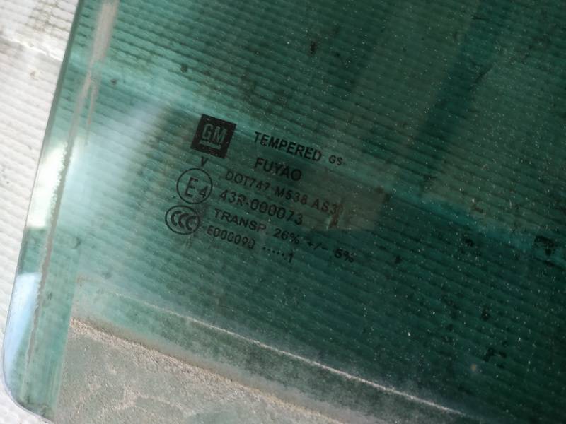 AS3 Opel Insignia 2011 Szyba drzwi - TYLNE PRAWE - Thumbnail 2