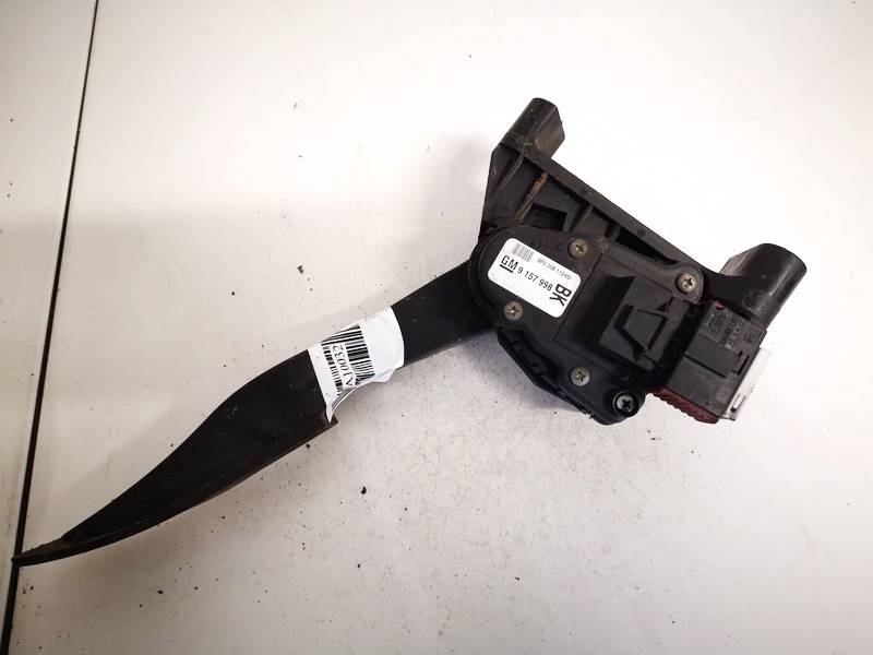 9157998 Opel Astra 2005 Accelerator throttle pedal (potentiometer)