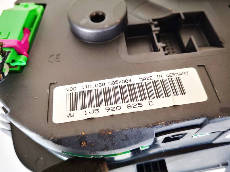 1J5920825C Volkswagen Bora 2000 Speedometers - Cockpit - Speedo Clocks Instrument - Thumbnail 3