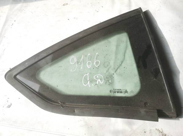 AS2 Citroen C4 2005 Szyba okna ćwierćowego narożnego - TYLNE PRAWE