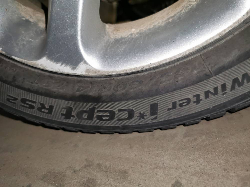 4X100 Toyota Aygo 2007 Komplet Kół Zimowych R14 - Thumbnail 5