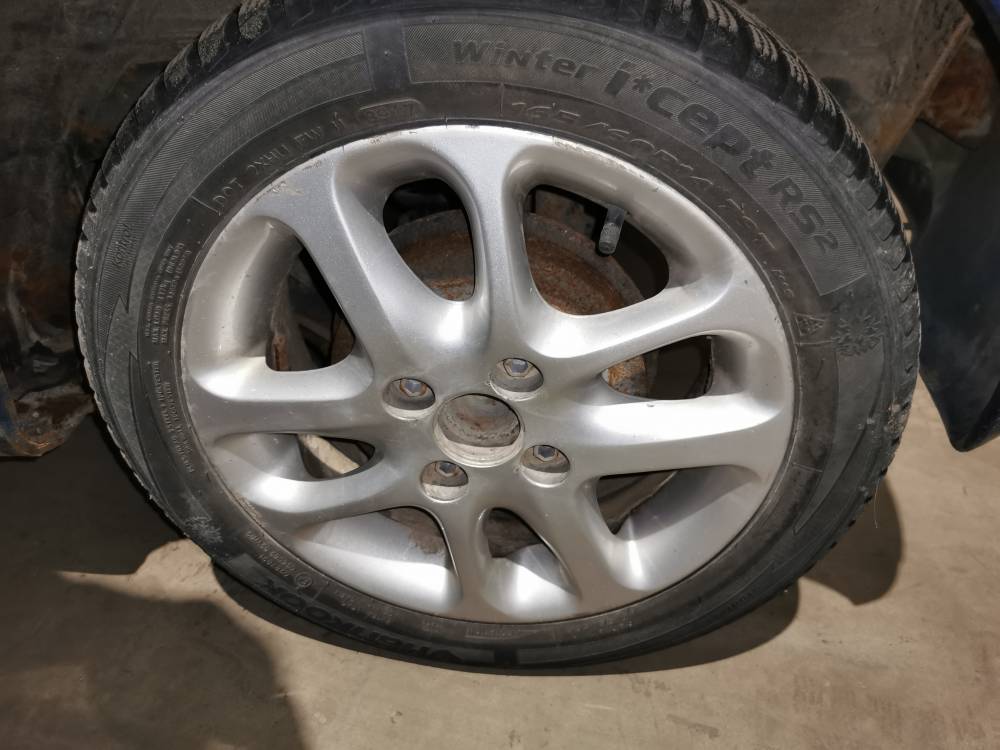 4X100 Toyota Aygo 2007 Komplet Kół Zimowych R14 - Thumbnail 4