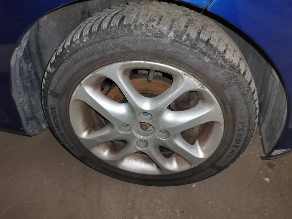 4X100 Toyota Aygo 2007 Komplet Kół Zimowych R14