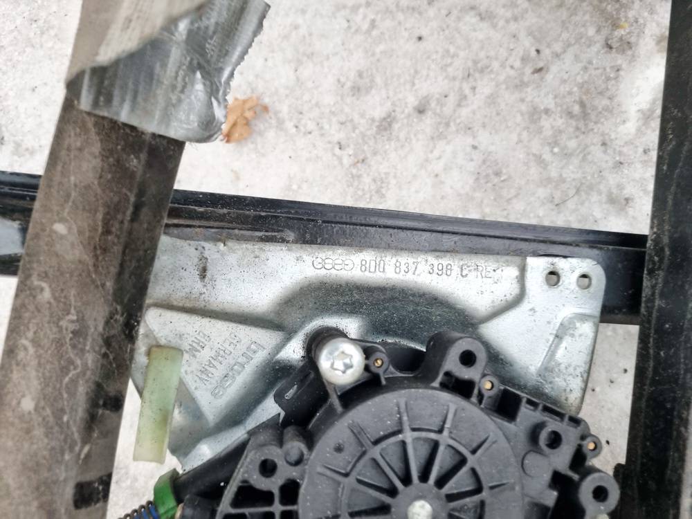 8D0837398C Audi A4 1997 Podnośnik szyby drzwi - PRZEDNIE PRAWE - Thumbnail 3