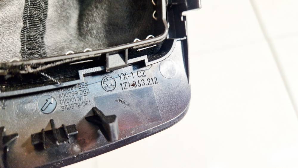 1Z1863212 Skoda Octavia 2009 Pommeau de Vitesse Pommeau Levier de Vitesse - Thumbnail 3