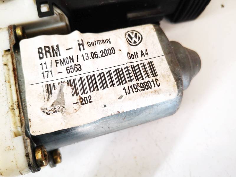 1J1959801C Volkswagen Bora 2000 Window Motor - FRONT LEFT - Thumbnail 2