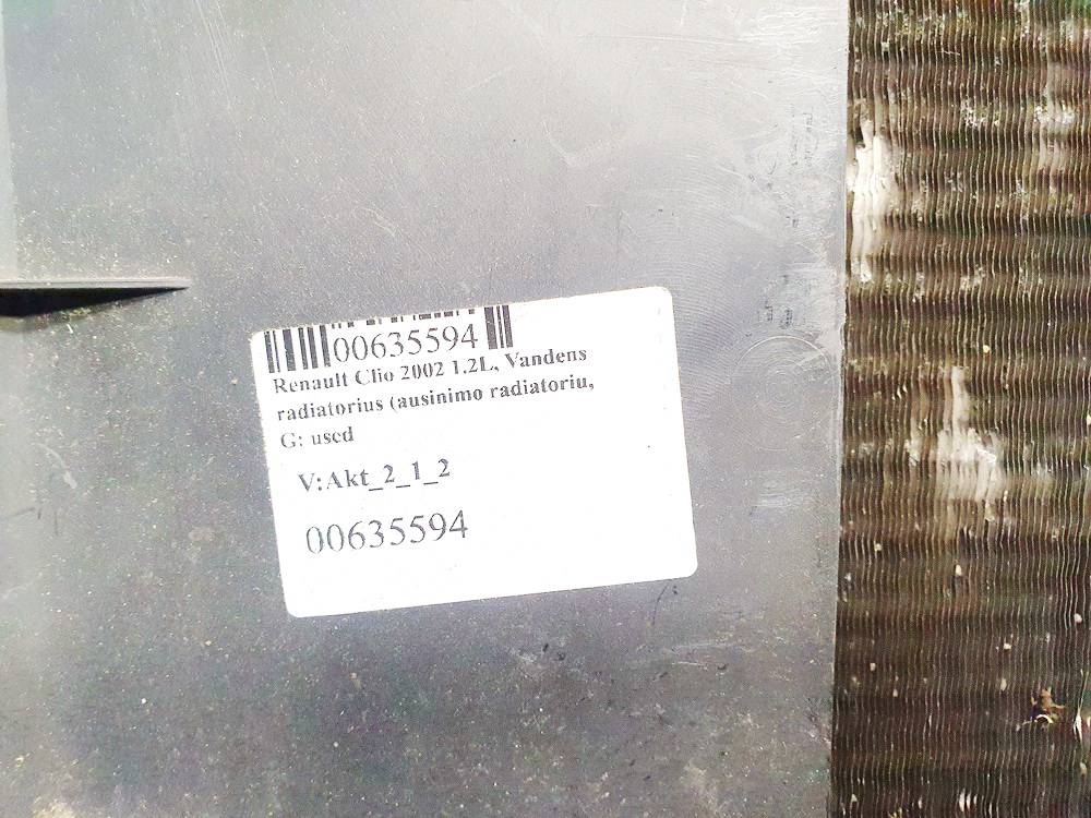 Renault Clio 2002 Radiator-Water Cooler - Thumbnail 3