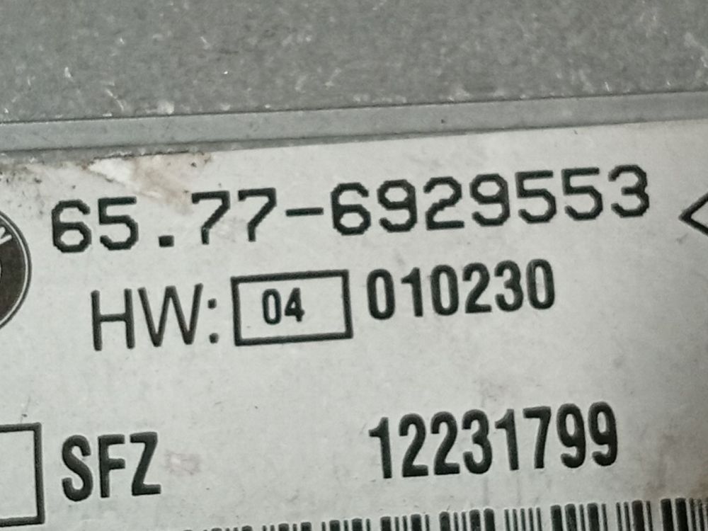 SL692955301Z BMW 7-Series 2002 SRS AIRBAG KOMPIUTERIS - ORO PAGALVIU VALDYMO BLOKAS - Thumbnail 6