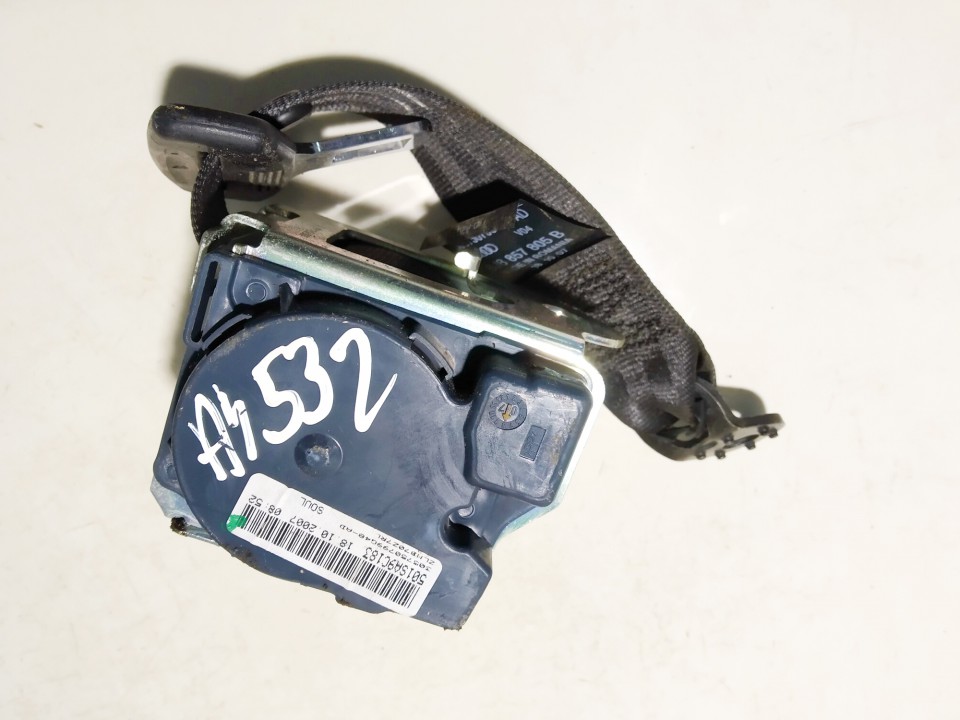 8J8857806B Audi TT 2007 Ceinture de Sécurité Arrière Droit - Thumbnail 2