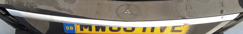 Mercedes-Benz CLC-CLASS 2008 Galinio dangcio isorine apdaila (numerio apsvietimas) G.