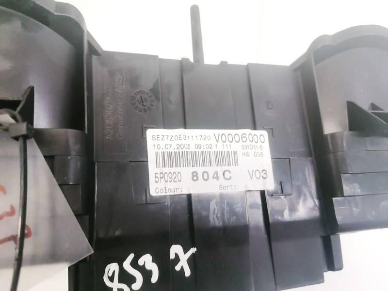 5P0920804C Seat Altea 2005 Speedometers - Cockpit - Speedo Clocks Instrument - Thumbnail 3