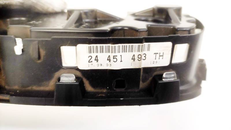 24451493TH Opel Astra 2003 Speedometers - Cockpit - Speedo Clocks Instrument - Thumbnail 3